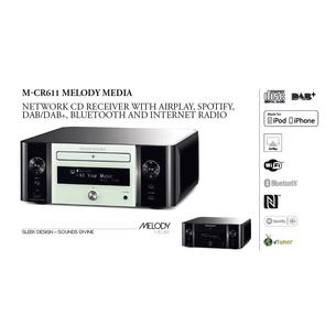 Marantz m-cr611 media network cd receiver