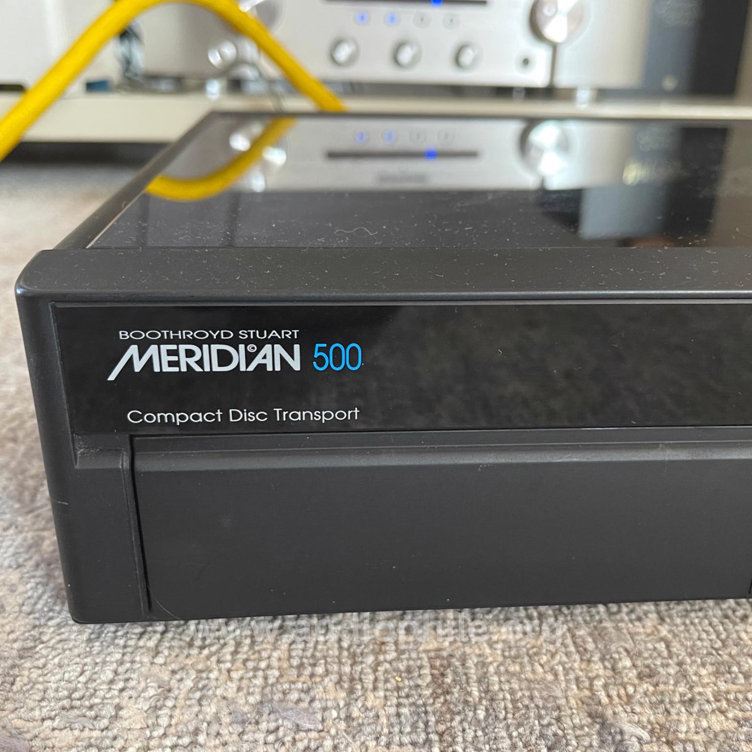 Meridian 500 cd transport