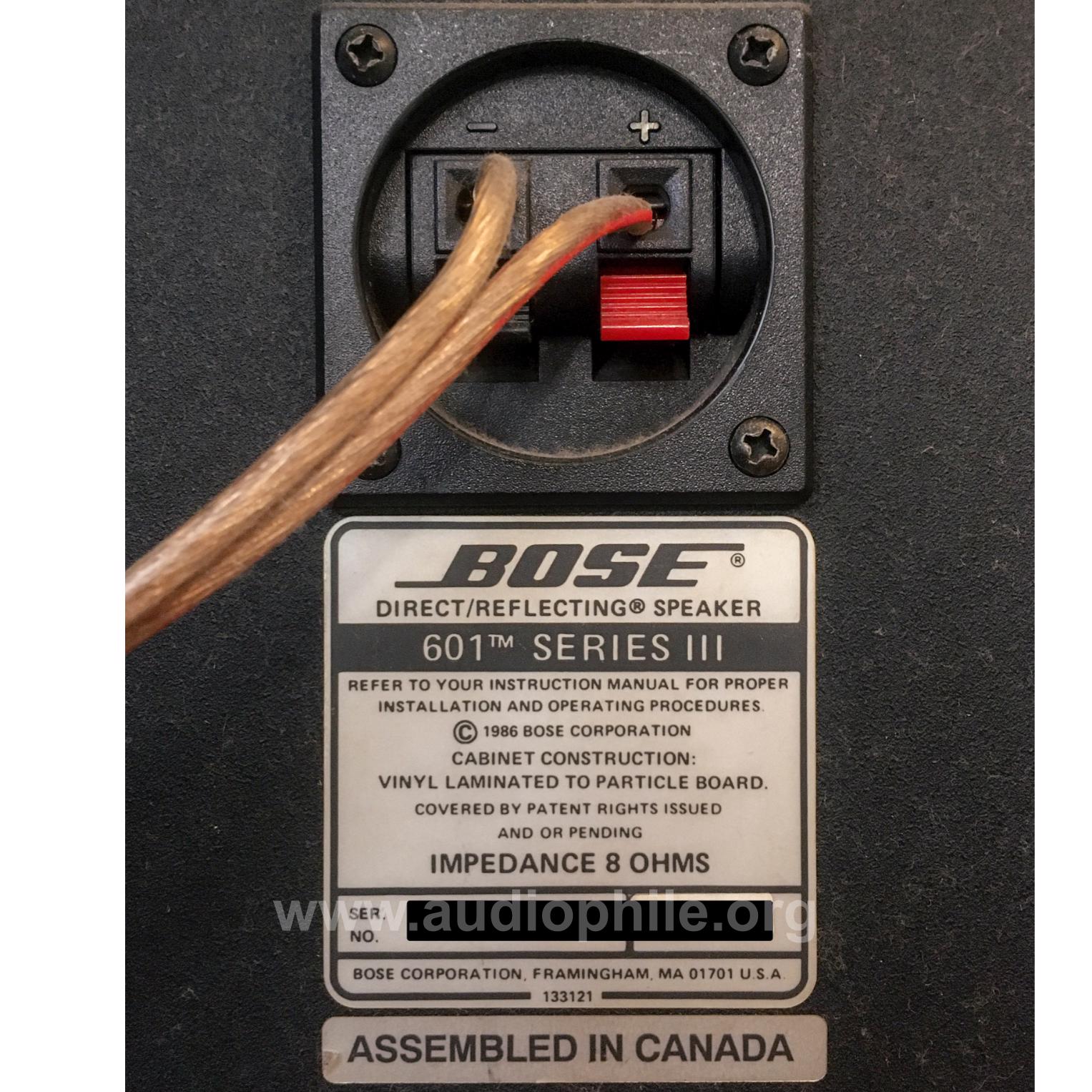 Bose 601 series ııı