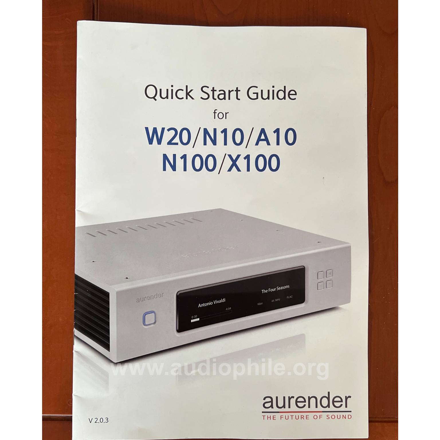 Aurender N100H Network Server / Streamer 4TB
