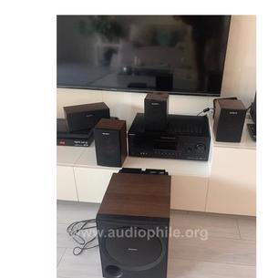 Sony ahşap aktif 18  subwoofer lı ev sinema sistemi