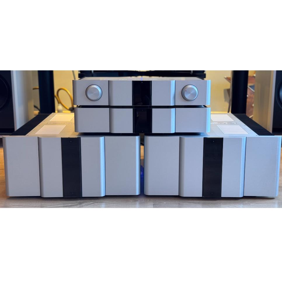 Karan acoustic kam 2000 monoblock power & kal ref mk3 preamp