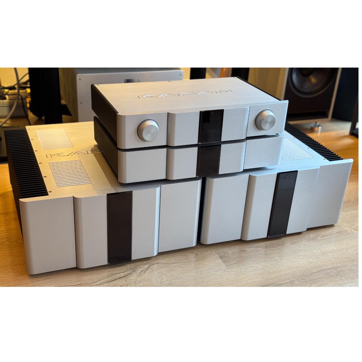 Karan acoustic kam 2000 monoblock power & kal ref mk3 preamp