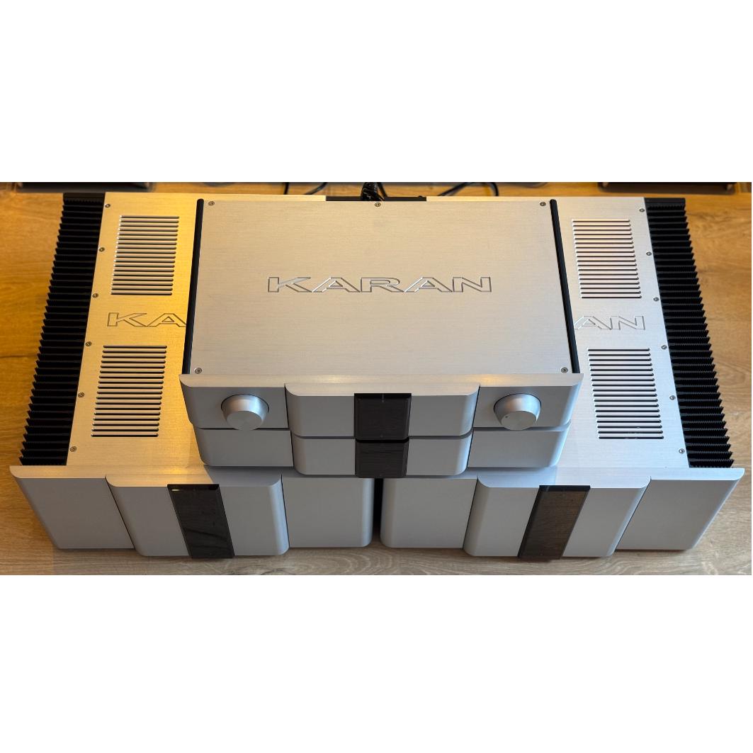 Karan acoustic kam 2000 monoblock power & kal ref mk3 preamp