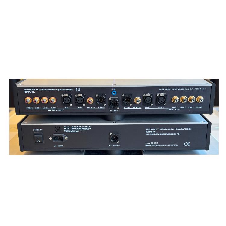 Karan acoustic kam 2000 monoblock power & kal ref mk3 preamp